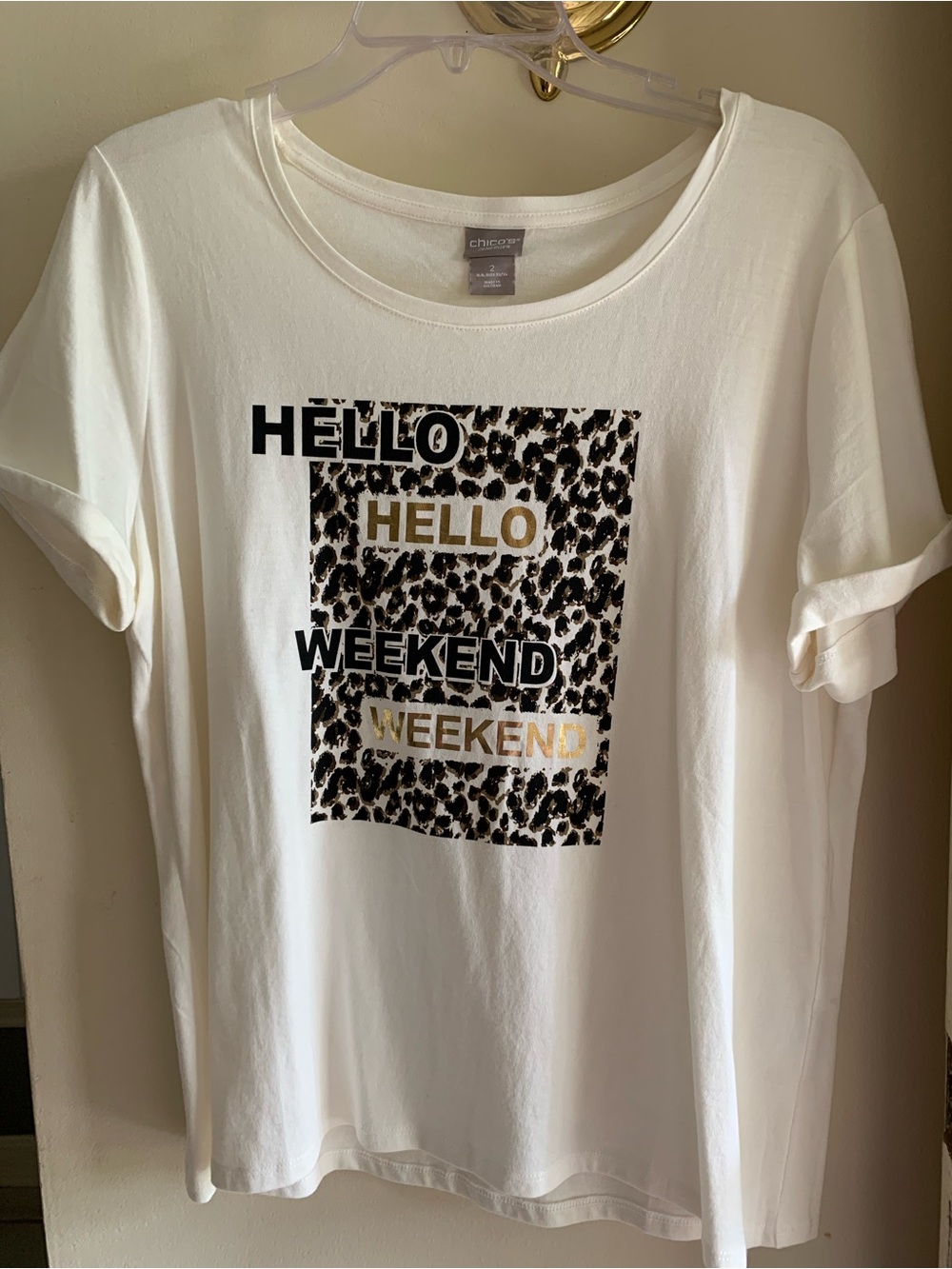 Chicos weekend shirt size 2